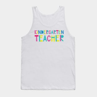 Kindergarten Teacher Gift Idea Cute Back to School Tank Top